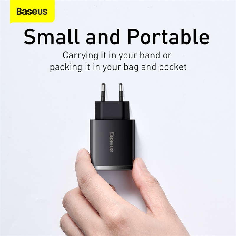 Ảnh Đầu sạc nhanh Baseus 20W/ 30W cổng USB PD phích cắm US cho iPhone 12 Pro Max 11 2