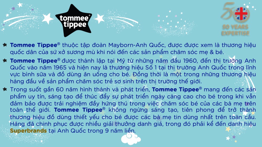 Mô tả Bộ Bình Sữa Sơ Sinh Ty Siêu Mềm Tự Nhiên Tommee Tippee Natural Start - 9