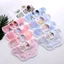 Yếm tròn cánh hoa cho bé trai bé gái sơ sinh nhiều lớp thấm hút ShinHome Baby