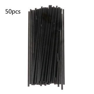 Set 50 Que Mây Khuếch Tán Tinh Dầu Màu Trắng Đen Tùy Chọn