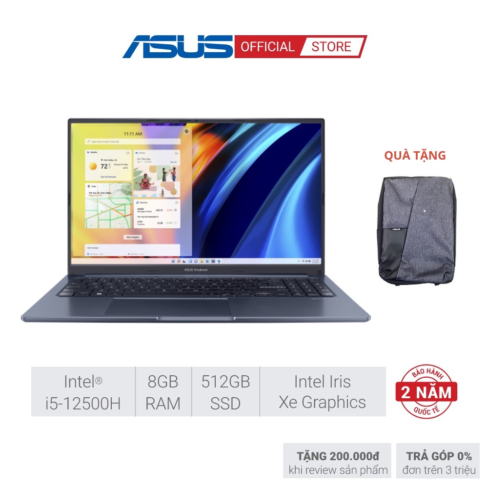Laptop Asus Vivobook 15X A1503ZA-L1422W i5-12500H|Xe Graphics|8GB|512GB|15.6 OLED