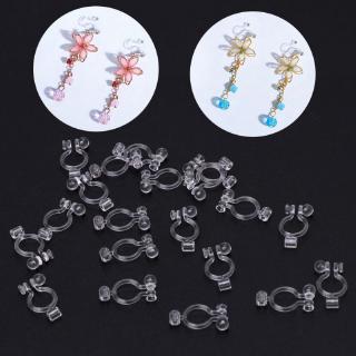 20Pcs Invisible Clip-on Earring Converters for  Pierced Ears Jewelry Findings