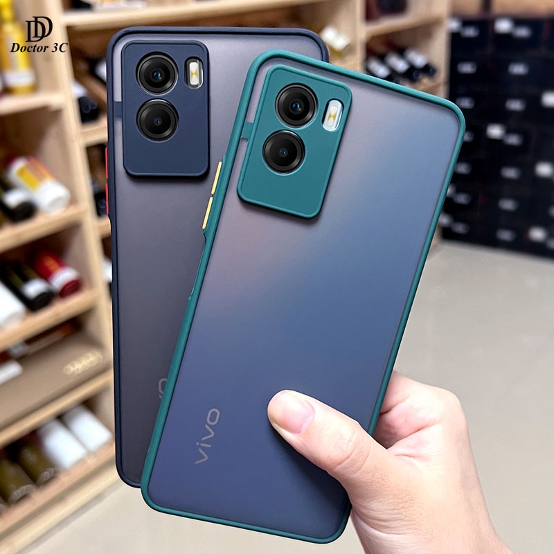 Ốp điện thoại nhám chống sốc cho VIVO Y17s Y27 Y02 Y02A Y02t Y22 Y22s Y16 Y35 Y55 4G 5G 2022 2023