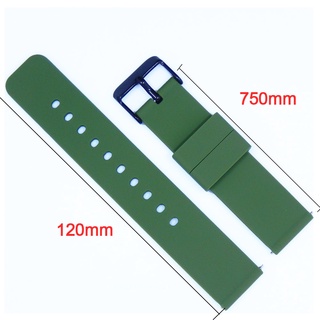 Dây Đeo Đồng Hồ Thể Thao Bằng Silicon Mềm 12/14/16/18/19/20/21/22/24mm Dành Cho Nam Và Nữ