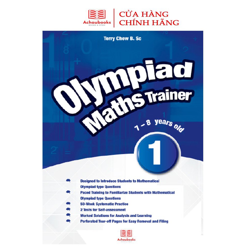Sách Olympiad Maths Trainer 1, Toán lớp 1 - Á Châu Books ( 6 - 7 tuổi )