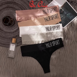 Quần Lót Nữ , Quần Lót Nữ Cotton Sexy Lọt Khe phối viền chữ YKLR SPỎRT cá tính mã Q8845 BC_CHIC LINGERIE