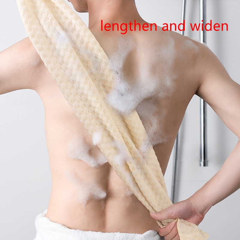 Khăn Tắm Chà Lưng Tẩy Tế Bào Chết Bằng Nilon Kiểu Nhật
