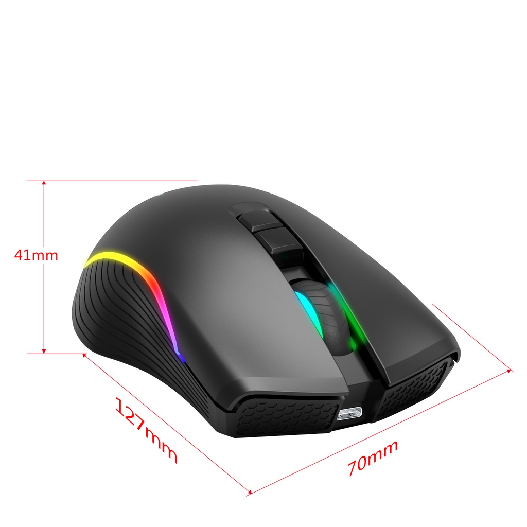 Mô tả Chuột không dây ZTU Smart GM20 wireless tự sạc pin, chuột gaming chơi game siêu bền DPI4800 - 3