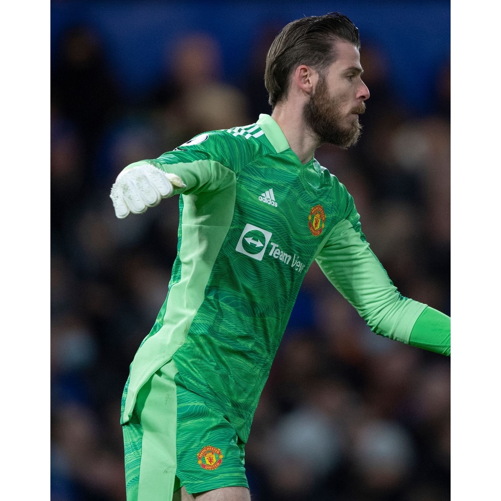 Bộ Áo Thủ Môn Manchester United Xanh Là 2021/2022 - De Gea | Shopee Việt Nam