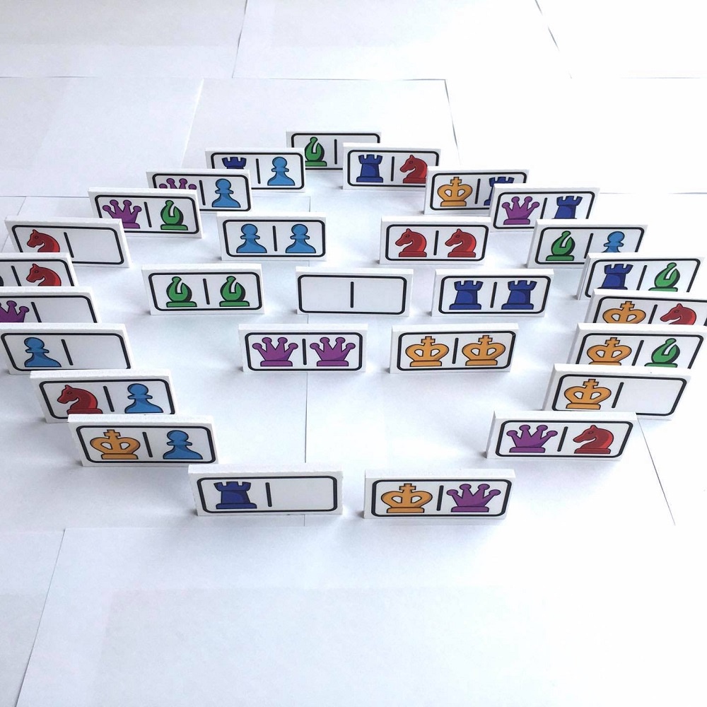 Ảnh Domino Cờ vua DƯƠNG SINH, 28 quân, đồ chơi tích hợp 2 boardgame trí tuệ cho trẻ em 3