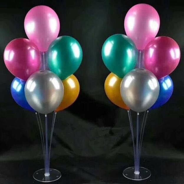 Trụ Cắm Bóng Bay Bằng Nhựa Meka Cao 70 cm 7 Nhánh Trang Trí Sinh Nhật Cho Bé Trai Bé Gái Người Lớn - K67