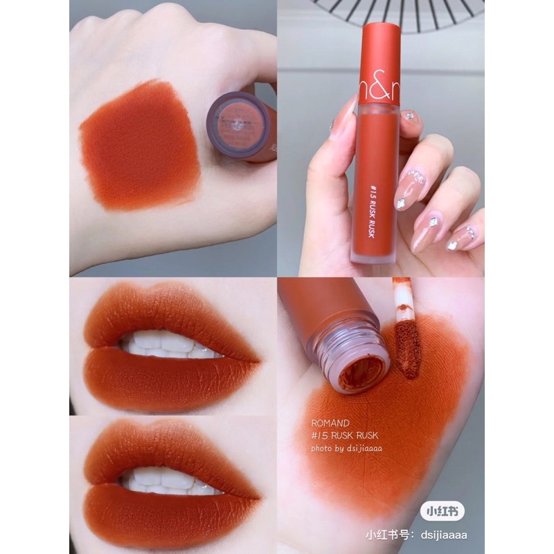 Romand Zero Velvet Tint #15 Rusk Rus | Shopee Việt Nam