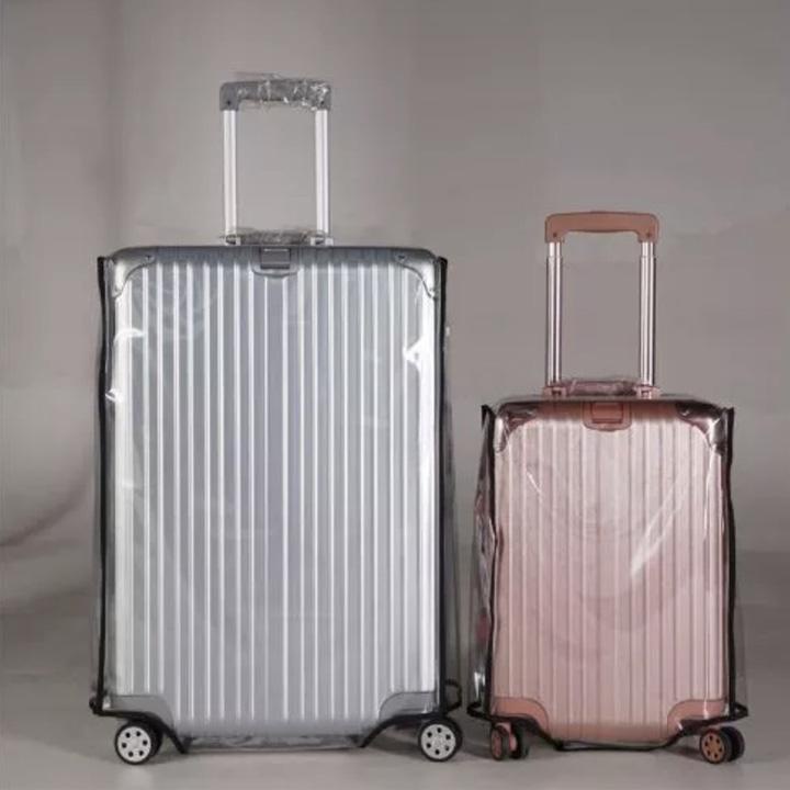 Áo trùm vali bọc nhựa trong suốt Viền đen M.E.N (siêu hot)
