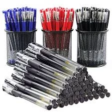 ⭐ 100 CHIẾC ⭐ Sét 100 bút bi nước văn phòng 0,5mm mực đều nét chữ đẹp đủ màu đỏ, đen, xanh