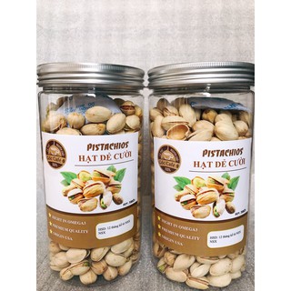 Hạt Dẻ Cười - Pistachio nhập khẩu Mỹ - Không Tẩy Trắng - hàng mới 500g