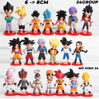 Combo 20 Mô Hình Tượng Chibi Goku Mini Dragon Ball Android 17 Trunks Vegeta  Dragonball Majin Buu Pan Songoku Mini Để Bàn | Shopee Việt Nam