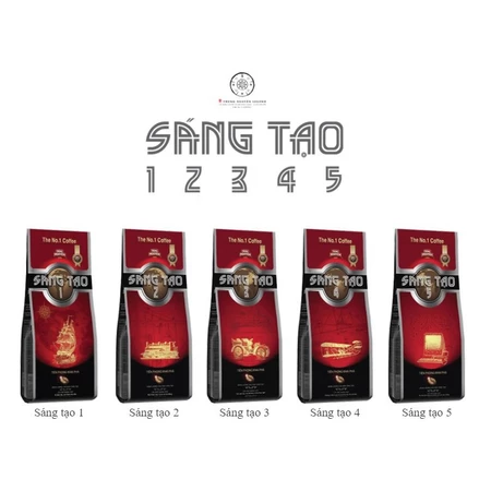 Trung Nguyên Legend - Cà Phê Rang Xay Sáng Tạo 12345 - Bịch 340g