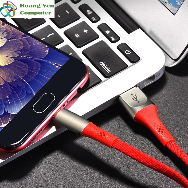 Cáp Sạc MICRO USB Borofone BU7 Dài 1.2M Dây Dù Cho Android - BH 6 Tháng 1 đổi 1 (MÀU SẮC NGẪU NHIÊN)