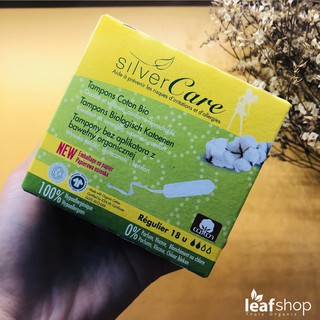 Tampon hữu cơ Silvercare 100% cotton độ hút ẩm cao và thông thoáng tốt