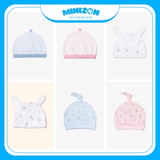 Mũ Sơ Sinh Miomio Cotton Mẫu Mới Mỏng Mềm Thoáng Mát Cho Bé | Minizon Kids