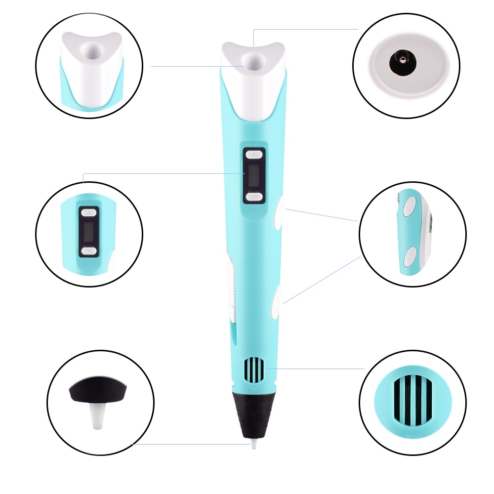 Bút In 3D Cho Bé An Toàn Thân Thiện Với Môi Trường Yên Tĩnh Đa Chức Năng