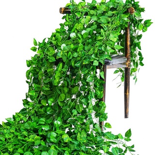 Dây lá giả - Dây leo nhân tạo (1,30m) cao cấp decor, trang trí tường nhà, cửa tiệm, studio...