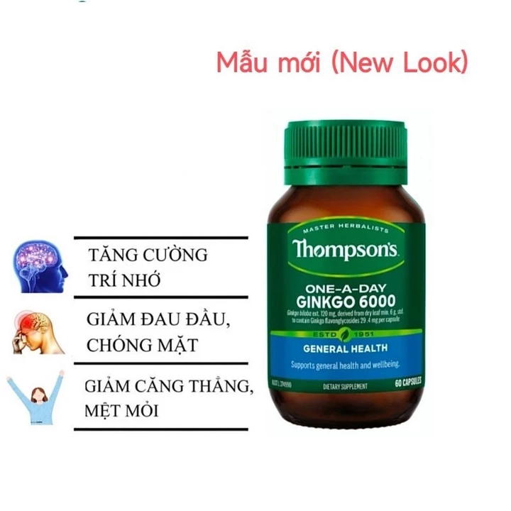 Australian Supplement Capsules Ginkgo Biloba 6000mg