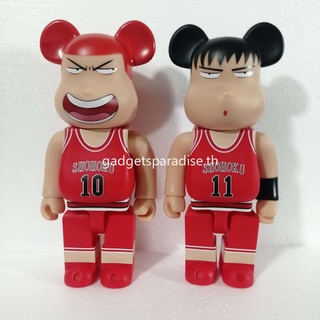 Mô Hình Nhân Vật Hanamichi Sakuragi Rukawa Kaede Bearbrick Phim SLAM DUNK 400% 28cm