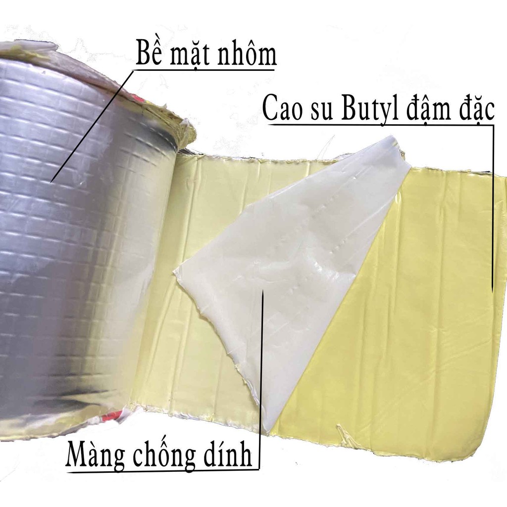 Băng Keo chống thấm SIÊU DÍNH trên mọi bề mặt, băng keo chống dột chống thấm nước Nhật Bản khổ 5cm, 10cm x 5 mét