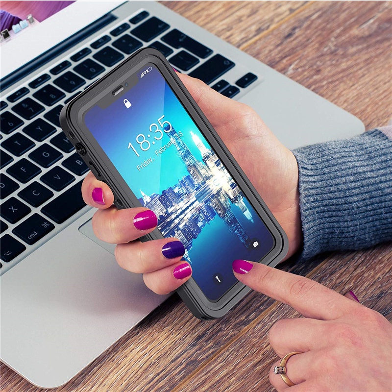 Ốp Chống Thấm Nước IP68 Tương Thích Cho iPhone 17 Pro MAX Air 16 15 XR XS MAX Chống Sốc Bơi Ngoài Trời Chống Bụi Lặn Bao Tương Thích 11 12 mini 14 plus 13 15 Pro MAX Vỏ Điện Thoại