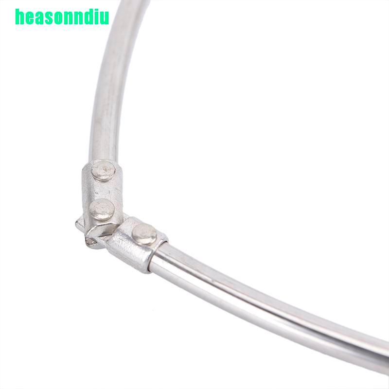 HO Thép không gỉ Câu Cá Gấp Lưới Brail Tròn Dipnet Giải Quyết Phụ Kiện