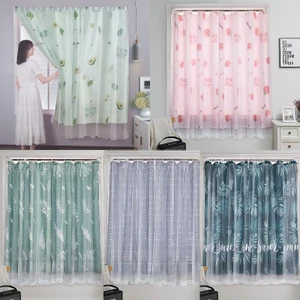 Rèm cửa sổ có móc treo kèm quai dán dễ lắp đặt trang trí đẹp mắt