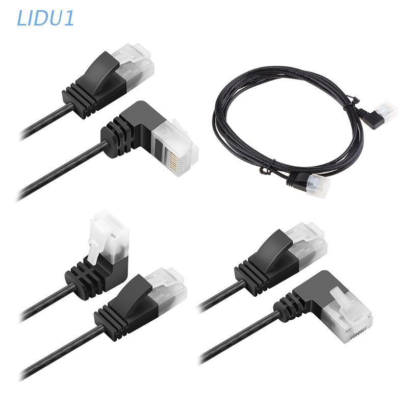 Dây cáp mạng LAN Cat6 RJ45 4 góc 90 độ siêu mỏng