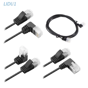 Dây cáp mạng LAN Cat6 RJ45 4 góc 90 độ siêu mỏng