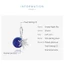 Hạt charm Bamoer BSC367 bằng bạc 925 thật họa tiết bầu trời đêm đầy sao và bông tuyết dùng làm trang sức DIY