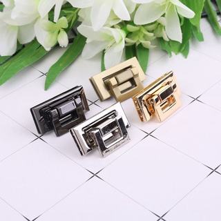 Khóa Túi Xách Da Hình Chữ Nhật Xoắn Khóa Xoắn DIY