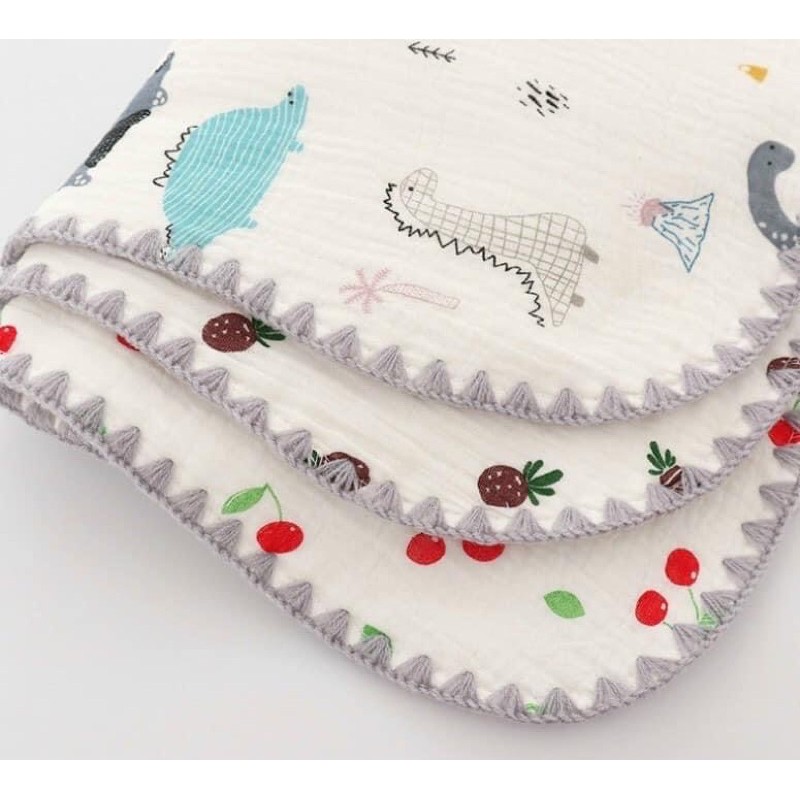 Gối xô sợi tre mịn 10 lớp cho bé - hanzomart
