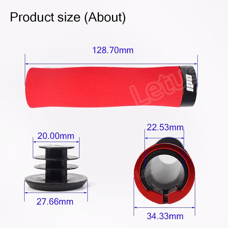 ODI Tay Lái Xe Đạp Tay Cầm Mtb Xe Đạp Chống Trượt Giảm Sốc Cầm Đường Đi Xe Đạp Tay Cầm Thanh Silicon Grip