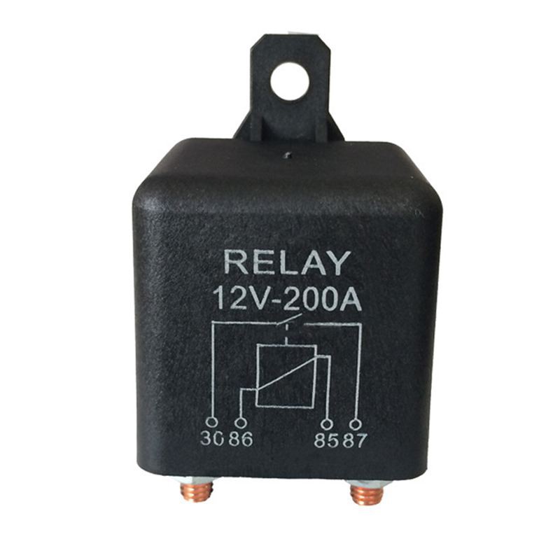 Rơle 4 chân thường mở 12V 200A - Sạc chia rẽ ô tô hạng nặng