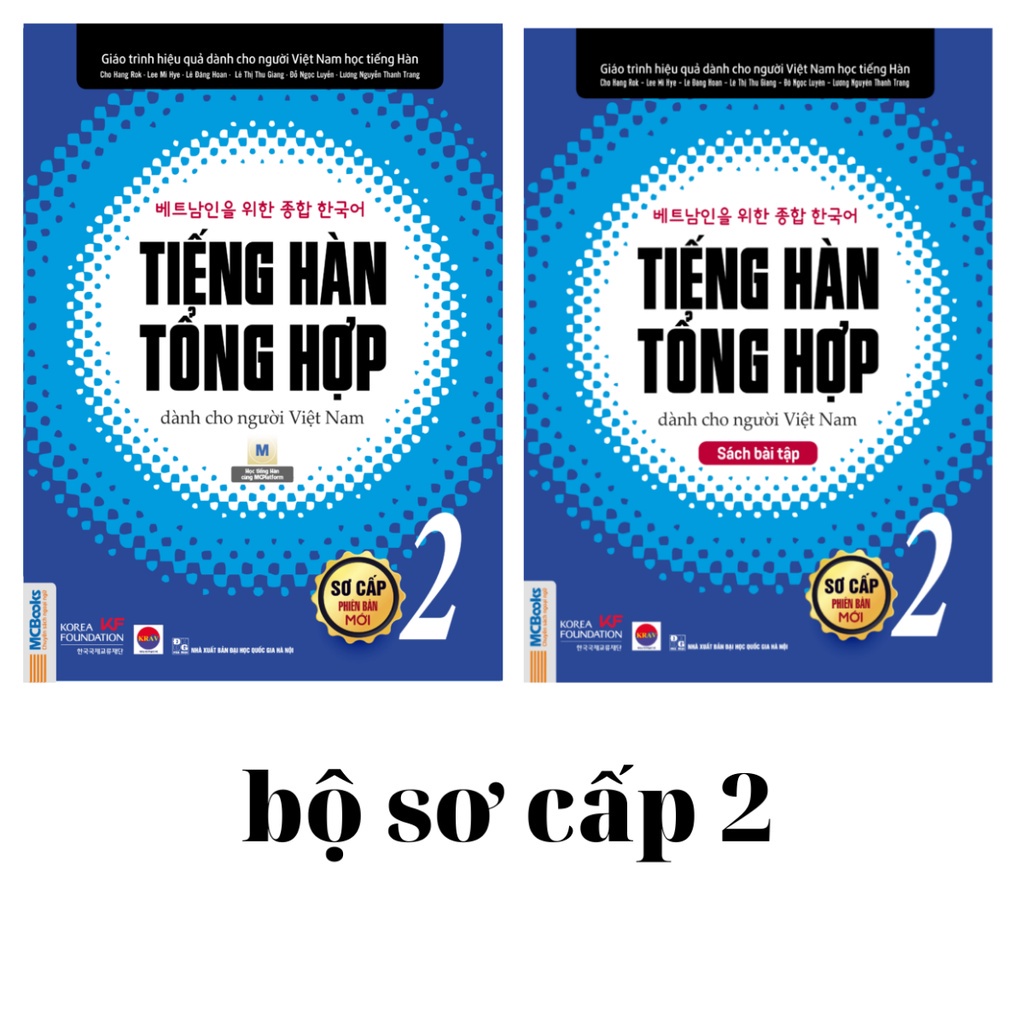 Sách - Tiếng Hàn Tổng Hợp Dành Cho Người Việt Nam - Phiên bản đen trắng (Lẻ/Combo)
