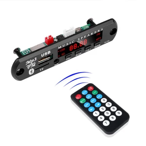 Thiết bị giải mã âm thanh không dây kết nối bluetooth 9V-12V hỗ trợ thẻ TF kết nối cổng USB 75/5000 MP3 WMA