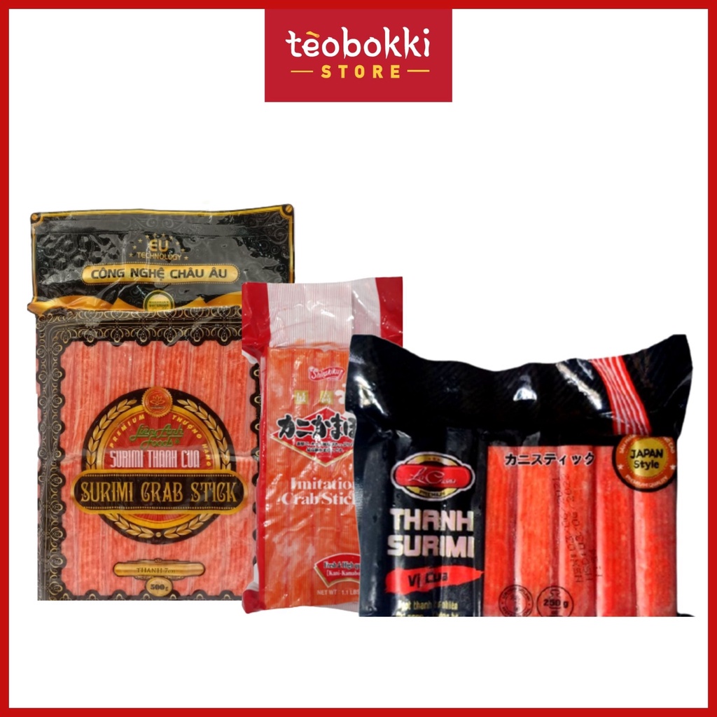 [SHIP HCM] Thanh surimi hương cua Thanh cua cuộn kimbap, thả lấu, nấu soup Shopee Việt Nam