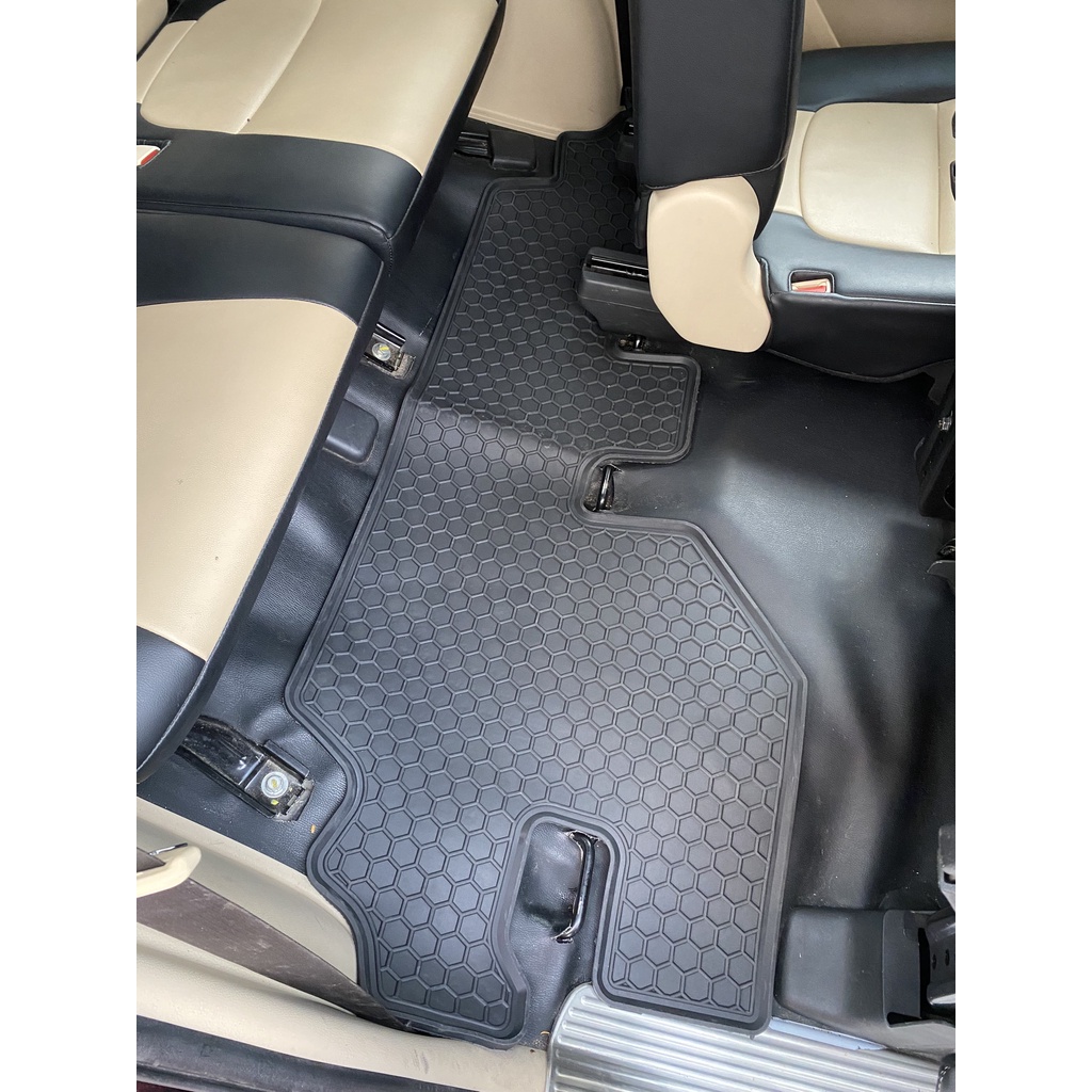 Thảm lót sàn ô tô Mitsubishi Xpander 2018-2022 HÀNG THƯỜNG, bộ trải sàn 3 hàng ghế đúc 3D PVC , dễ dàng vệ sinh