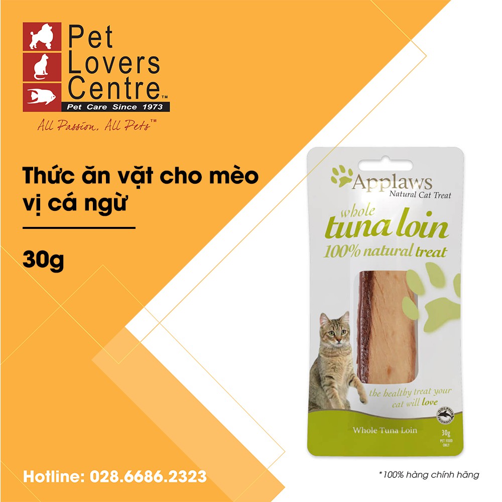 Thức ăn vặt cho mèo APPLAWS TUNA LOIN PLAIN 30g Shopee Việt Nam