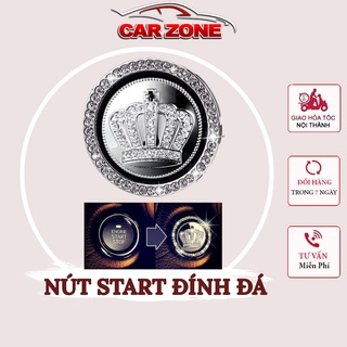 Nút Start Stop Ô Tô Đính Đá - Trang Trí Nút Khởi Động Xe