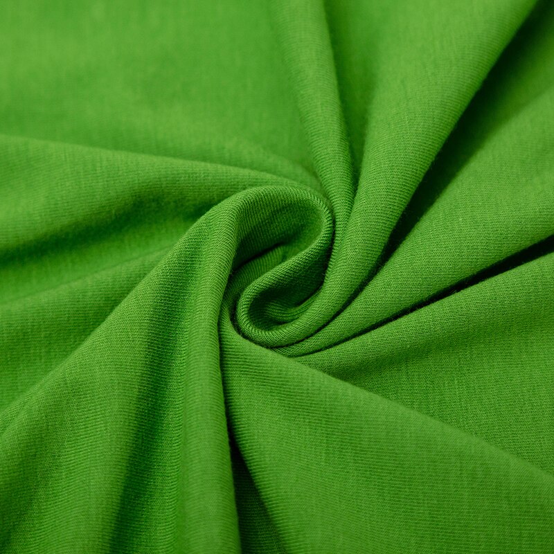 60s Dệt Kim Cotton Spandex Vải Mỏng Co Giãn Áo Thun Mùa Hè DIY Dệt Vải A0219