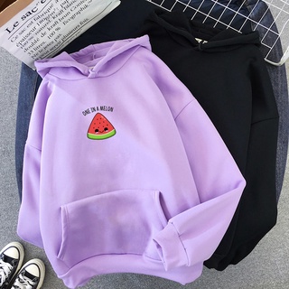 Áo hoodie in họa tiết dưa hấu có size S - 3xl phong cách thời trang thu đông dành cho nữ
