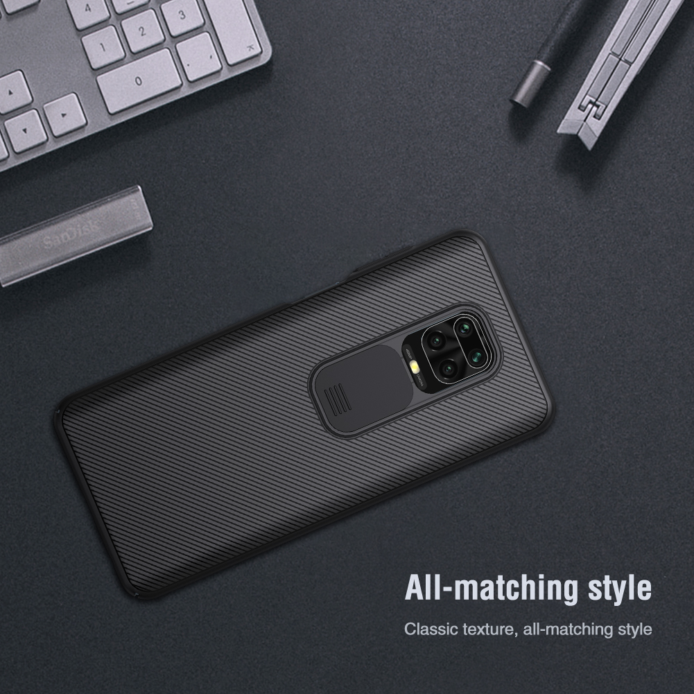 Ảnh Ốp Điện Thoại Nillkin CamShield Cho Xiaomi Redmi Note 9 Pro / 9 Pro Max / 9s Có Nắp Trượt Bảo Vệ Camera Bằng PC Cứng 4