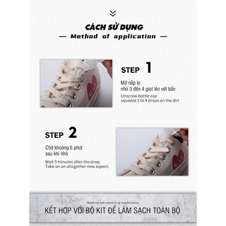 Dung dịch vệ sinh dây giày SHOELACES CLEANER 50ml - GiayOmega
