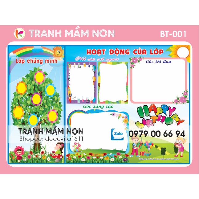 Decal trang trí lớp - Bảng tin lớp | Shopee Việt Nam